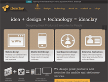 Tablet Screenshot of ideaclay.com